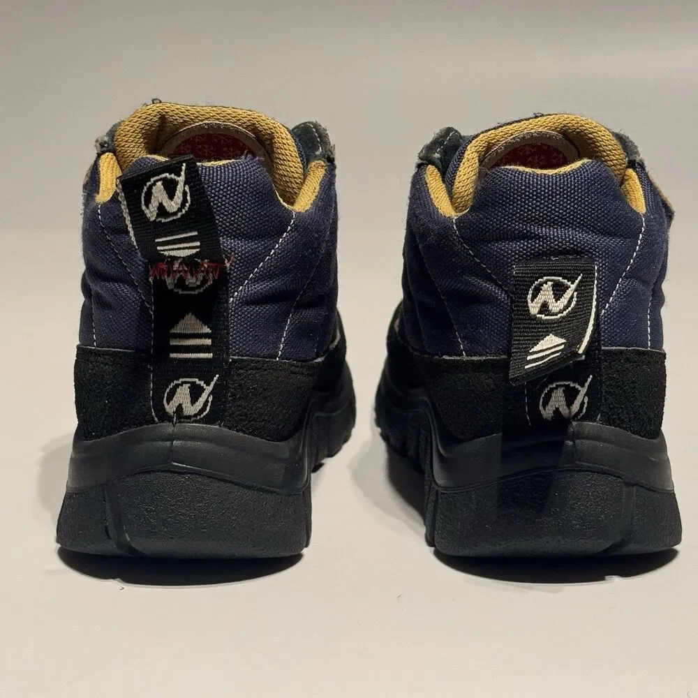 Naturino Boys Leather Shoes Size Us 11 Eu 29 Blue Wool Lined Rain Step